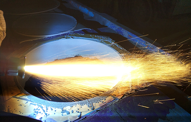 減速機箱體軸承孔磨損噴涂修復